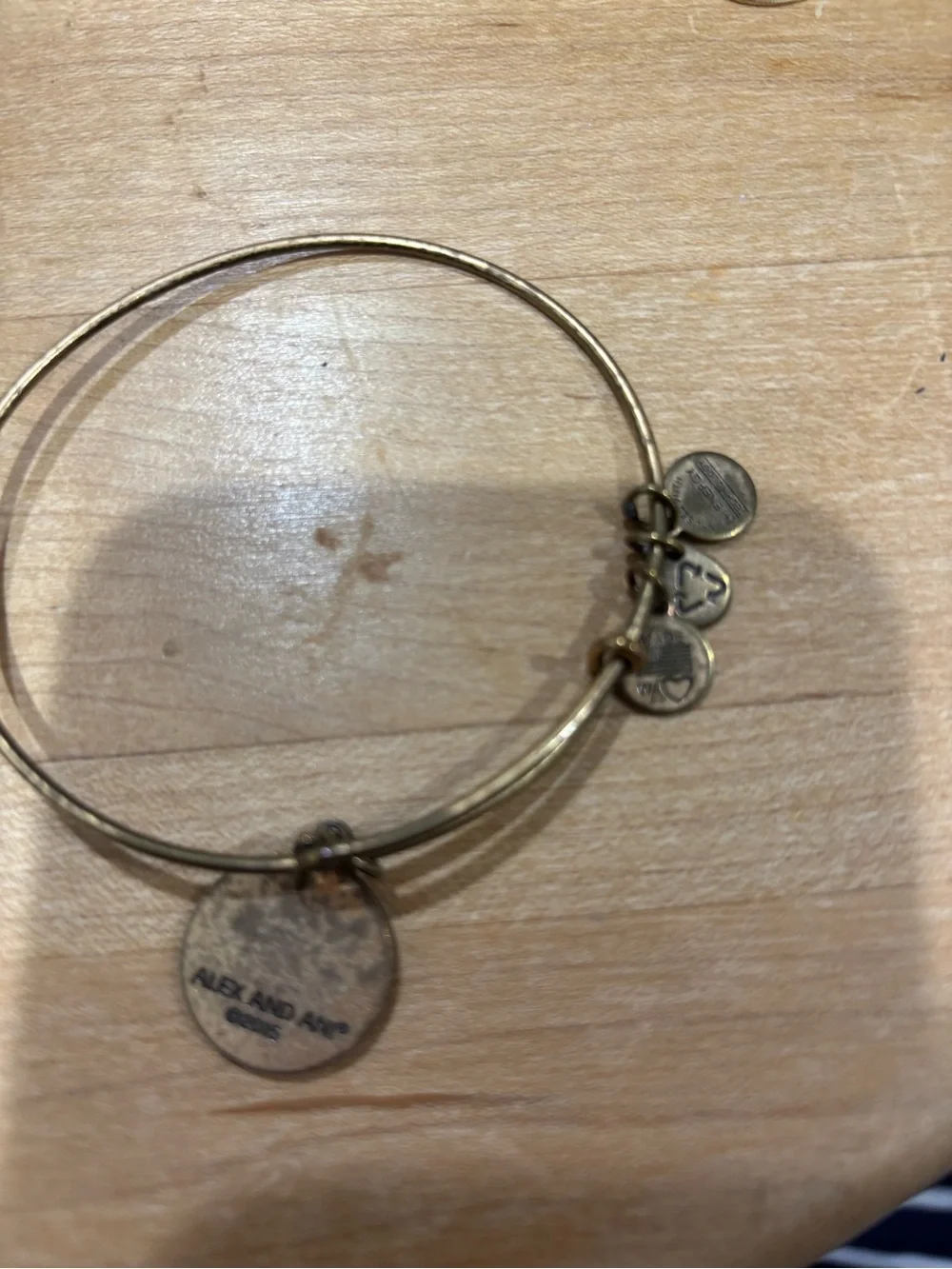 Alex and Ani gold tone